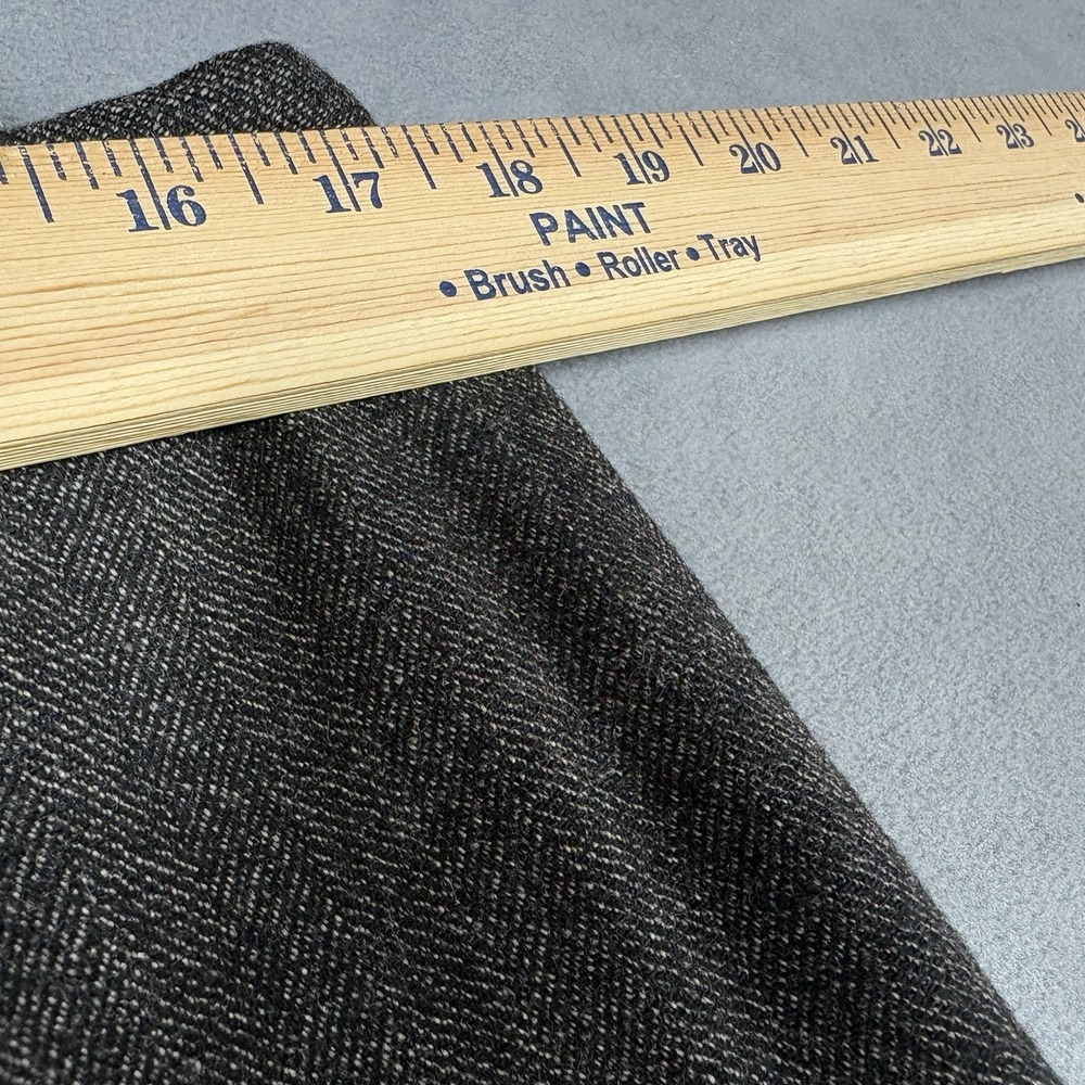 Lauren Ralph Lauren Size 14 Wool Herringbone Dress Pants Gray Black Lined - Picture 8 of 10